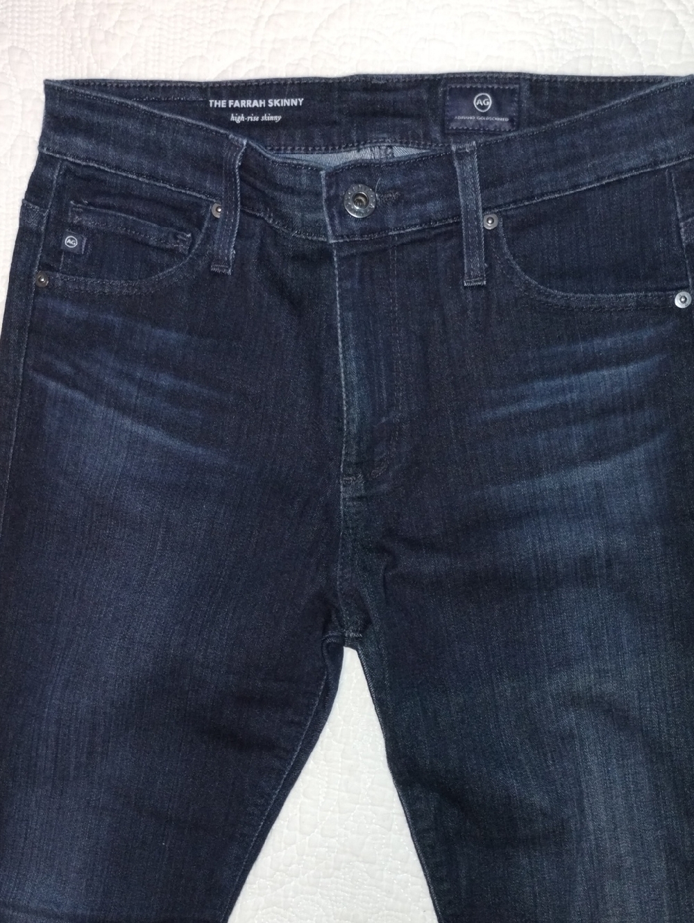 AG Adriano Goldschmied Farrah Skinny Dark Indigo Jeans